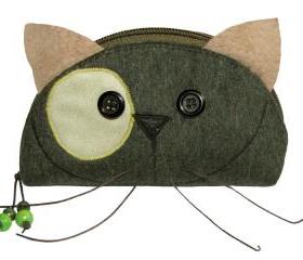 PURRRRRRse, Cosmetic Pouche, Cell Phone Case, Ready to Ship, Unique